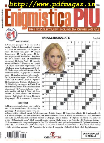 Enigmistica PIU – 17 Dicembre 2019