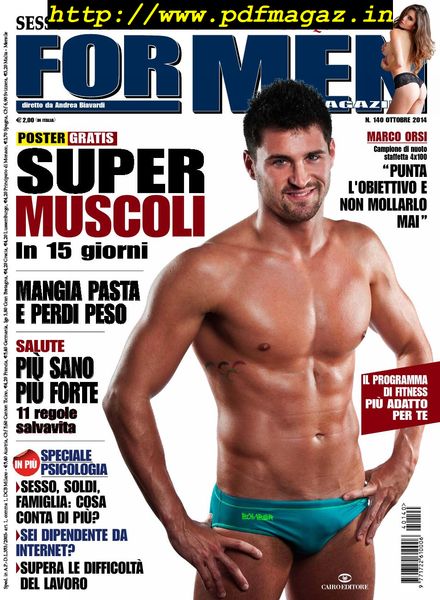 For Men Magazine – Ottobre 2014