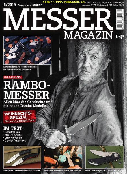 Messer Magazin – Dezember 2019 – Januar 2020