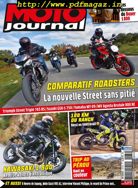 Moto Journal France – 18 decembre 2019
