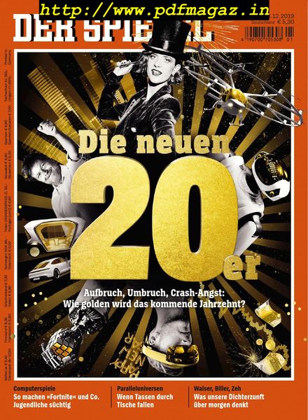 Der Spiegel – 28 Dezember 2019