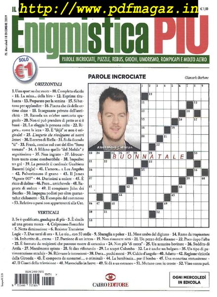 Enigmistica PIU – 24 Dicembre 2019