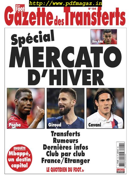 Le Foot Gazette des transferts – 13 decembre 2019
