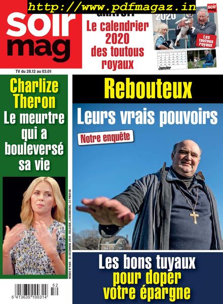 Le Soir Magazine – 28 decembre 2019