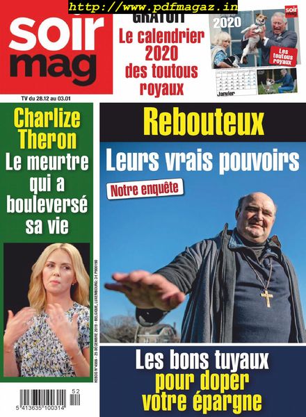 Le Soir Magazine – 30 decembre 2019