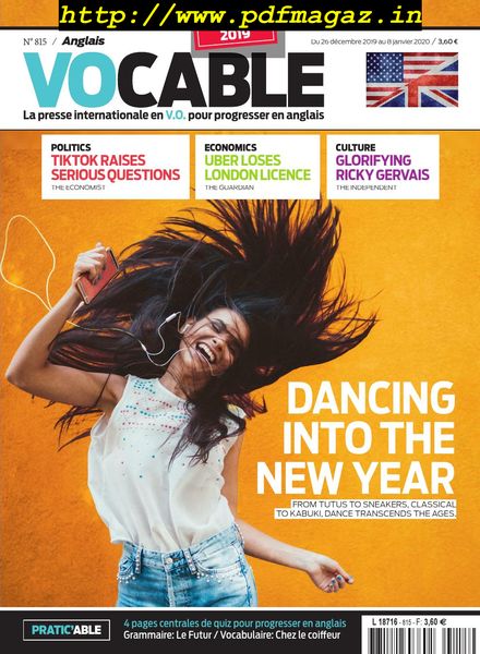 Vocable Anglais – 26 decembre 2019