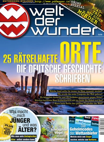 Welt der Wunder – Juni 2019