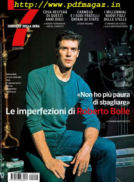 Corriere della Sera Sette – 27 dicembre 2019