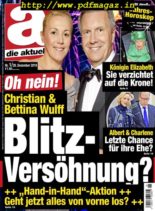 die aktuelle – 28 Dezember 2019