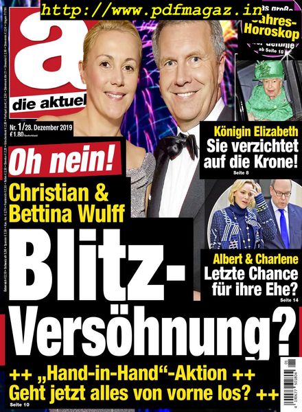 die aktuelle – 28 Dezember 2019