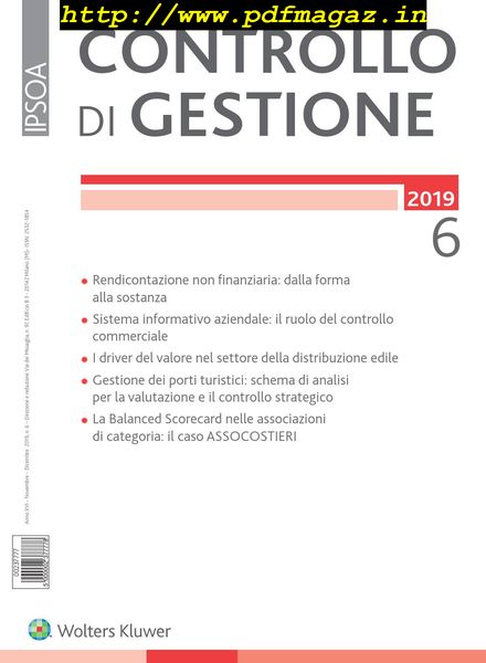 Controllo di gestione – Novembre 2019