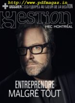 Gestion – decembre 2019