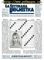 La Settimana Enigmistica – 26 Dicembre 2019