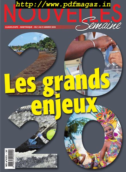 Nouvelles Semaine – 03 janvier 2020