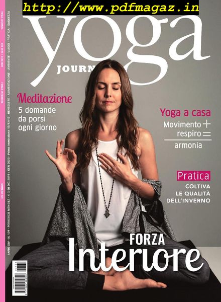 Yoga Journal Italia – Dicembre 2019 – Gennaio 2020