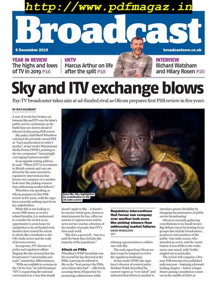 Broadcast Magazine – 06 December 2019