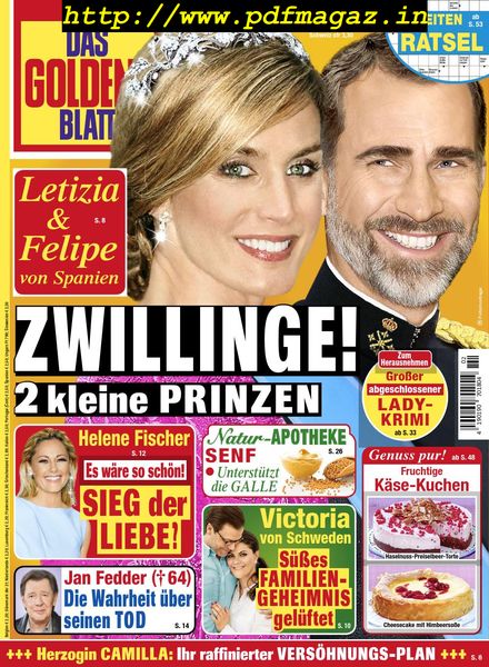 Das Goldene Blatt – 04 Januar 2020