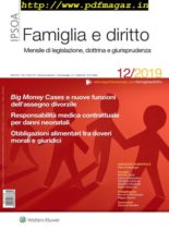 Famiglia e Diritto – Dicembre 2019