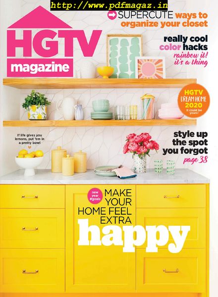HGTV Magazine – January 2020
