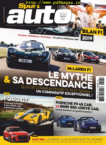 Sport Auto France – janvier 2020