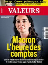 Valeurs Actuelles – 02 janvier 2020