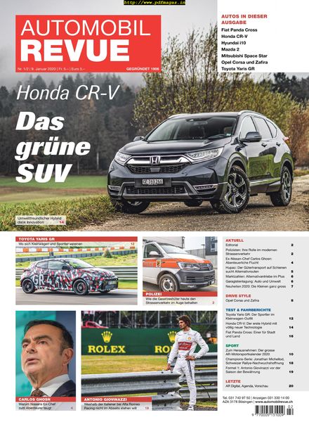 Automobil Revue – 09 Januar 2020