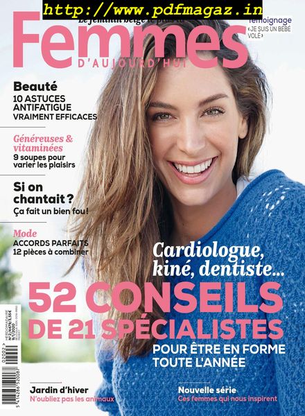 Femmes D’Aujourd’Hui – 9 Janvier 2020