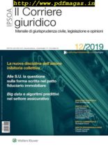 Il Corriere Giuridico – Dicembre 2019