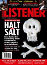 New Zealand Listener – January 18, 2020