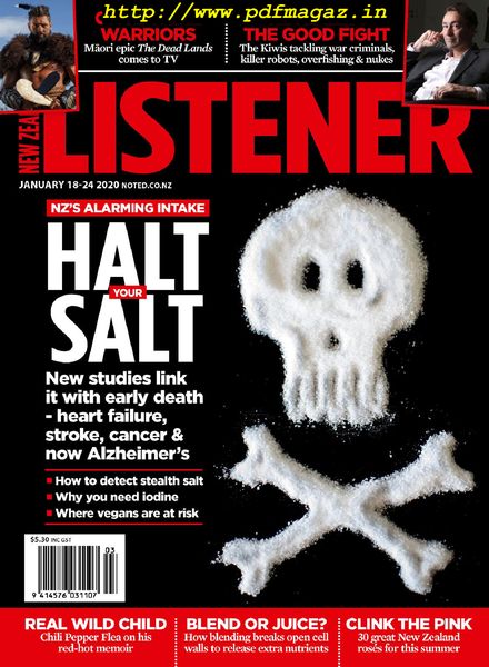 New Zealand Listener – January 18, 2020