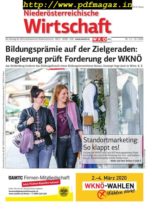 NiederOsterreichische Wirtschaft – 10 Januar 2020