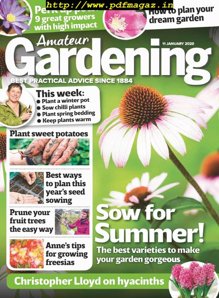 Amateur Gardening – 11 January 2020