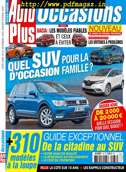 Auto Plus Occasions – decembre 2019