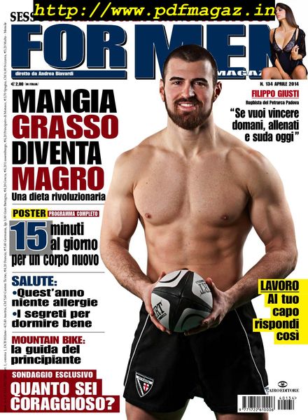 For Men Magazine – Aprile 2014