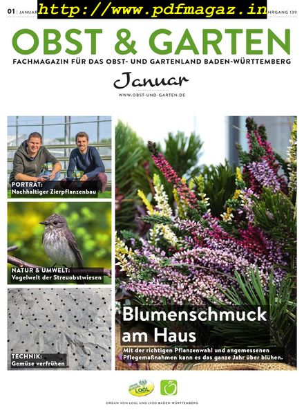Obst & Garten – Januar 2020