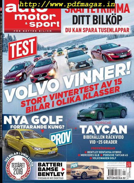 Auto Motor & Sport Sverige – 30 december 2019