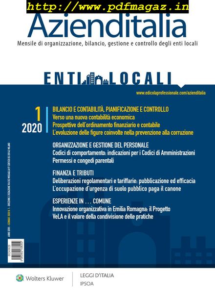 Azienditalia – Gennaio 2020