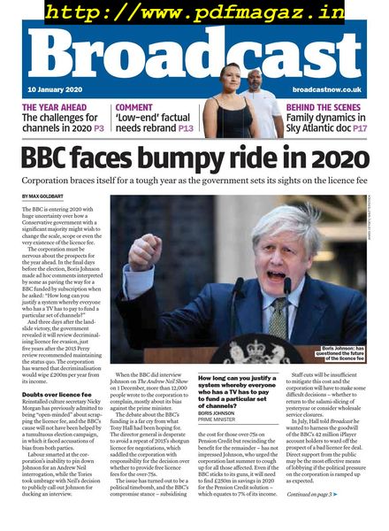 Broadcast Magazine – 10 January 2020