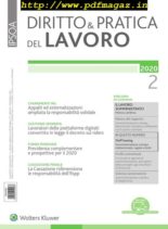 Diritto e Pratica del Lavoro – 11 Gennaio 2020