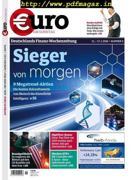 Euro am Sonntag – 11 Januar 2020