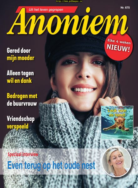 Anoniem – januari 2020
