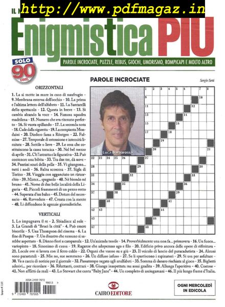 Enigmistica PIU – 17 Aprile 2019