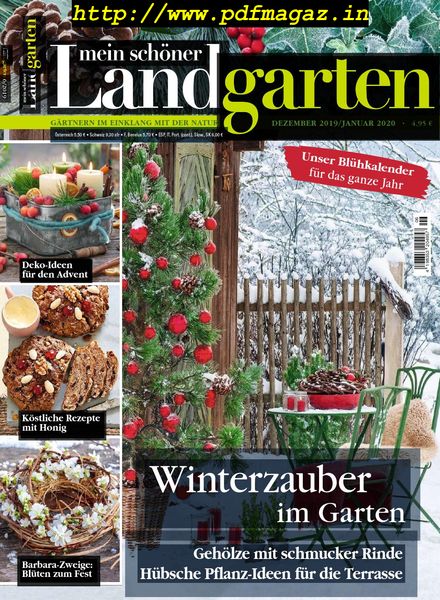Mein schoner Landgarten – Dezember 2019 – Januar 2020
