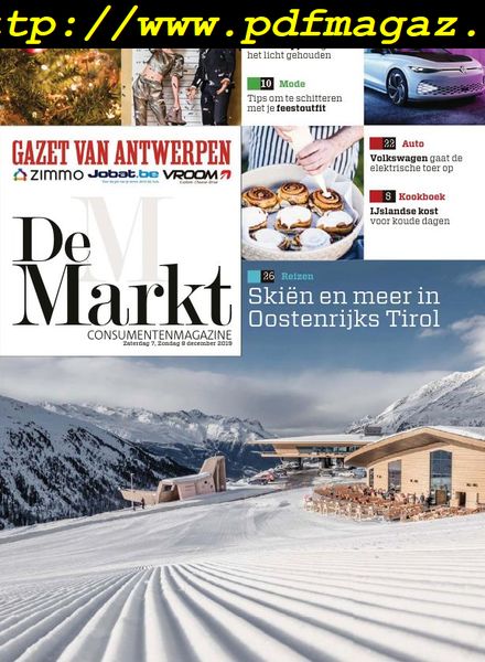 Gazet van Antwerpen De Markt – 07 december 2019