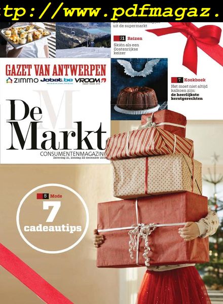 Gazet van Antwerpen De Markt – 21 december 2019