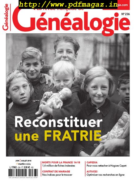 La Revue francaise de Genealogie – Juin-Juillet 2018