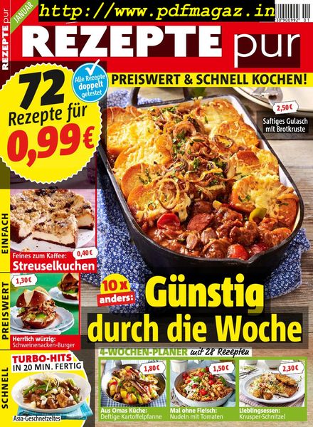 Rezepte Pur – Januar 2020