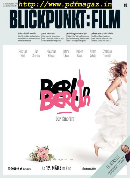 Blickpunkt Film – 13 Januar 2020