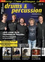 Drums & Percussion – Januar-Februar 2020