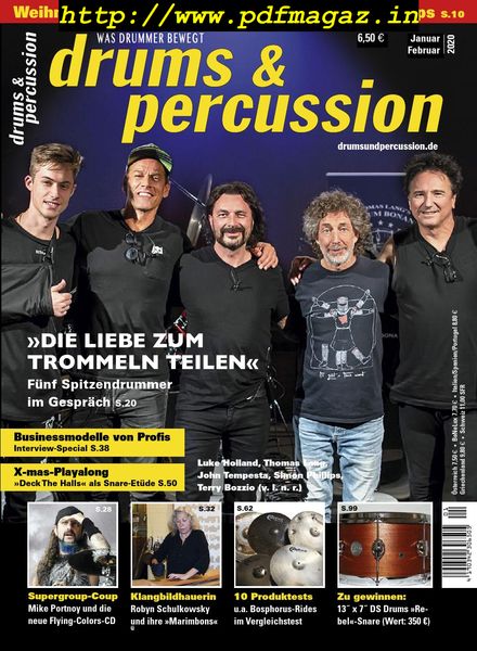 Drums & Percussion – Januar-Februar 2020